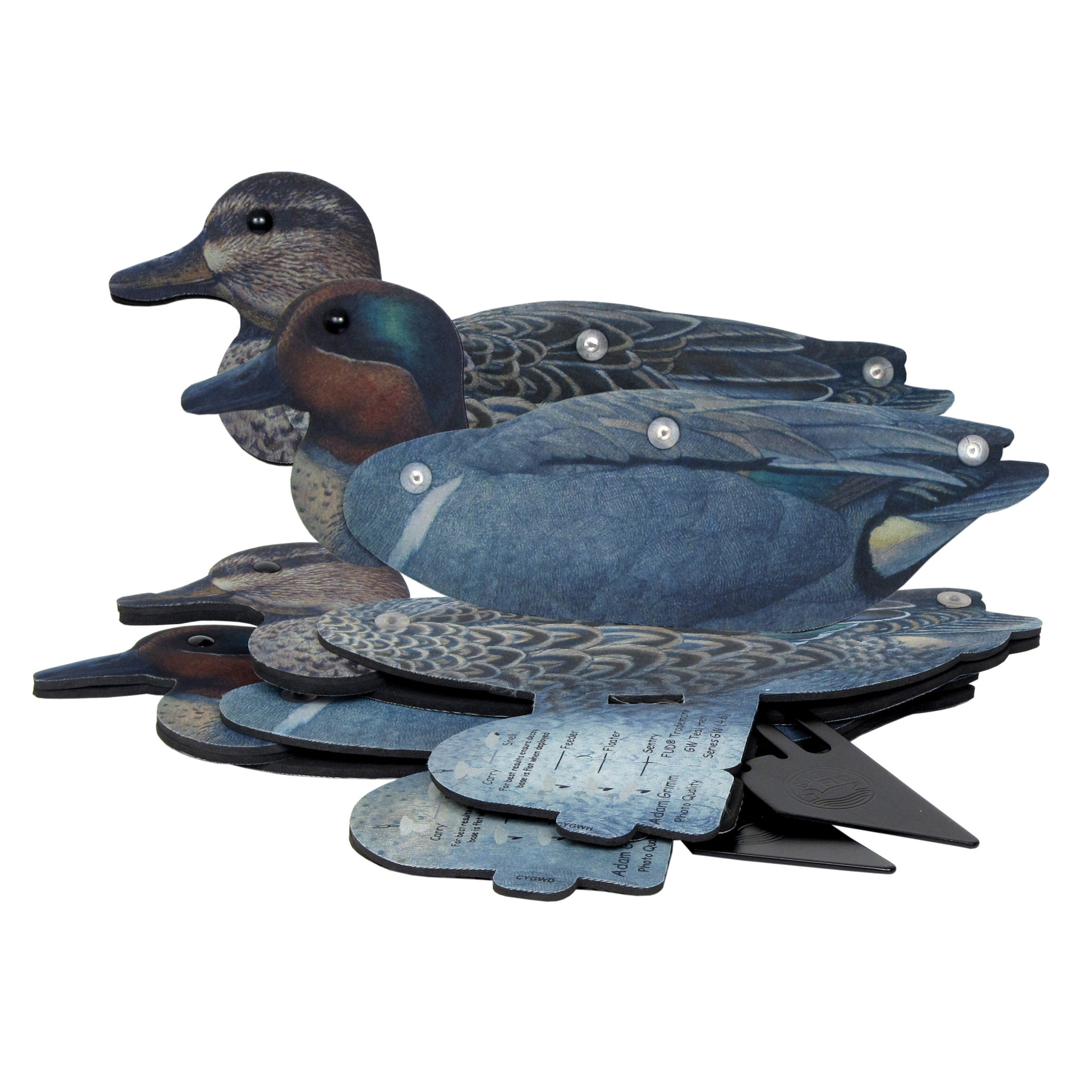 FUD Decoys 3D photo real with ground spikes and hooks pack of 6 eBay