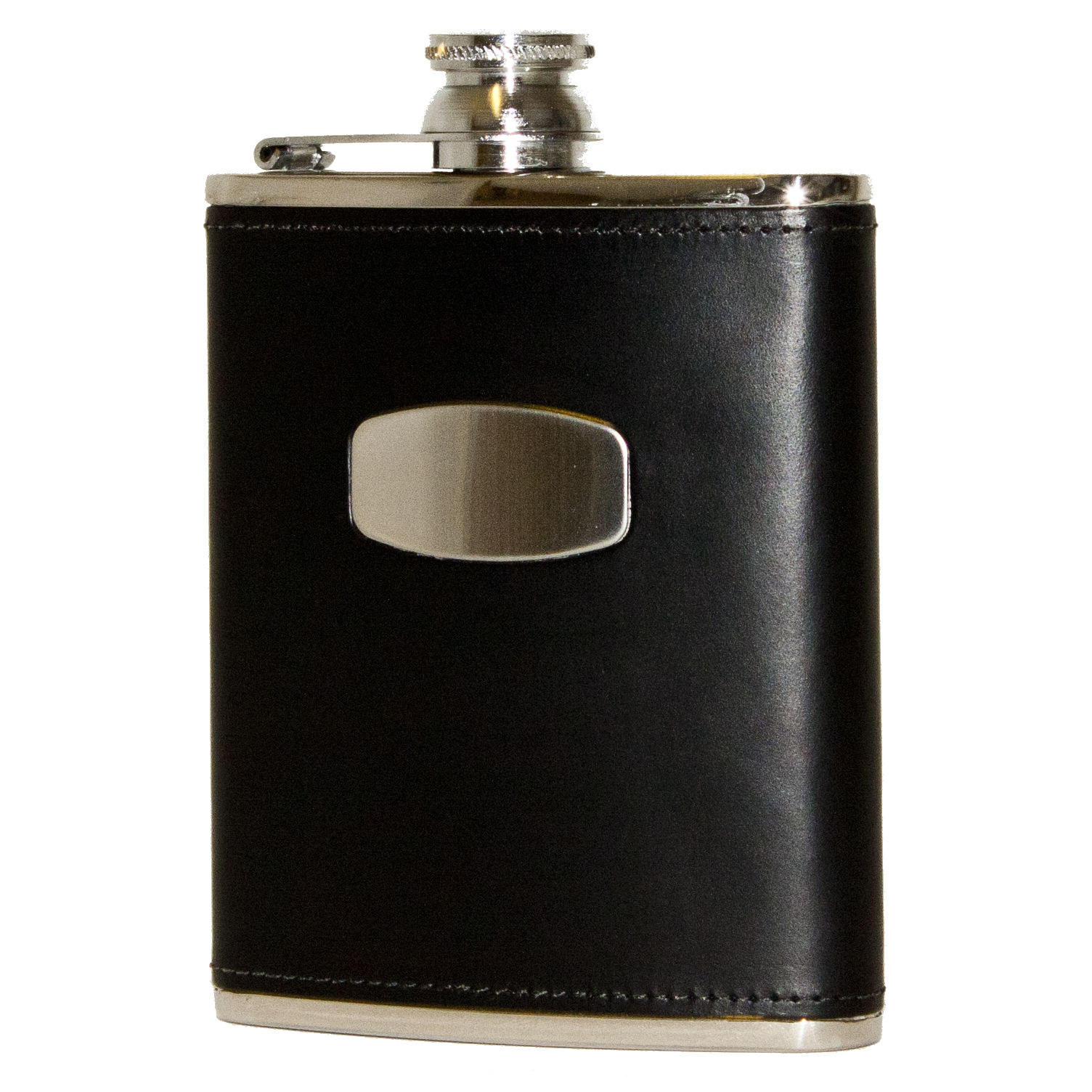 Bisley hip flask 4oz 6oz pewter or stainless steel shooting whisky