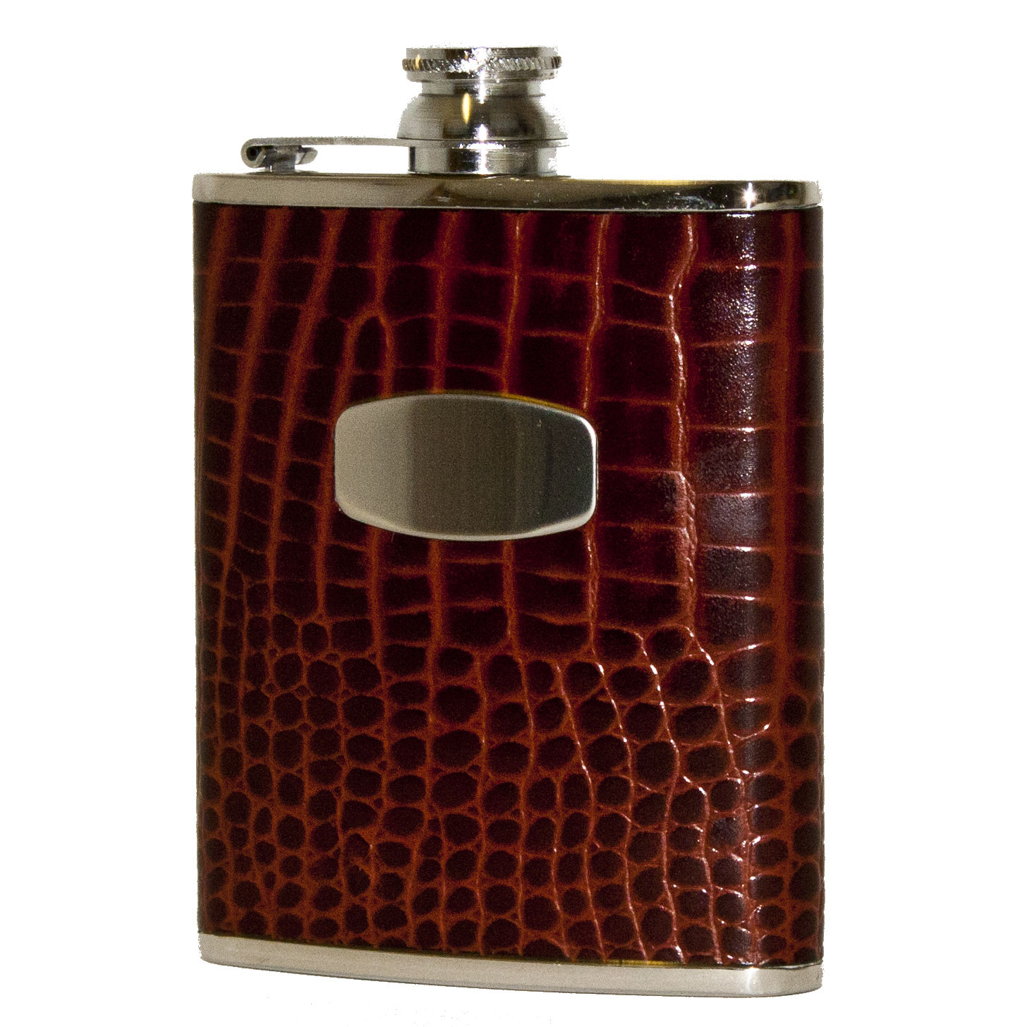 Bisley hip flask 4oz 6oz pewter or stainless steel shooting whisky