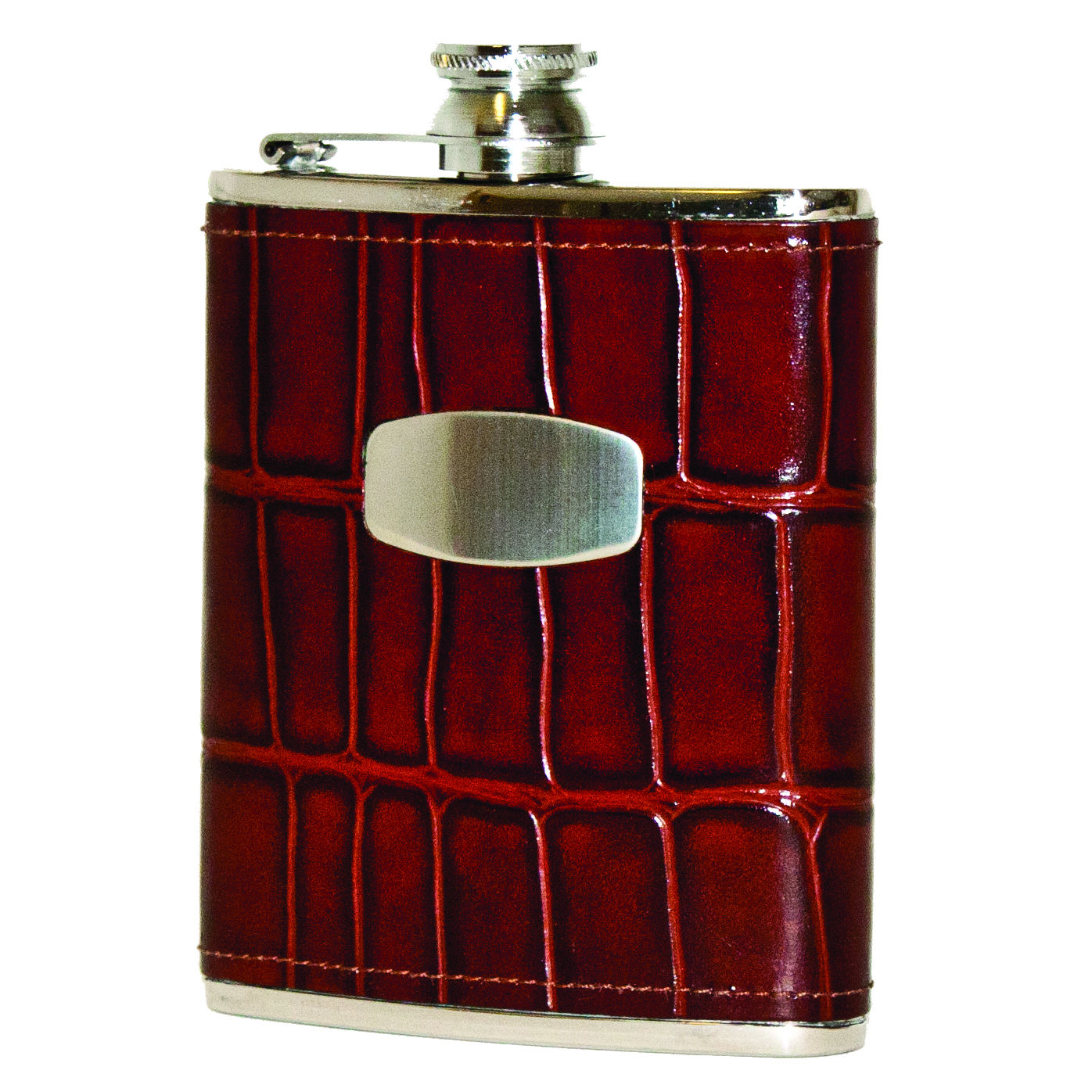 Bisley hip flask 4oz 6oz pewter or stainless steel shooting whisky