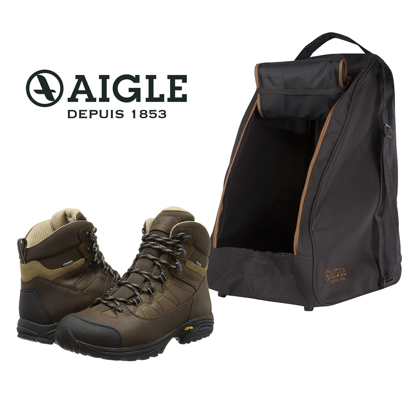 Gore Tex walking boots with Aigle boot 