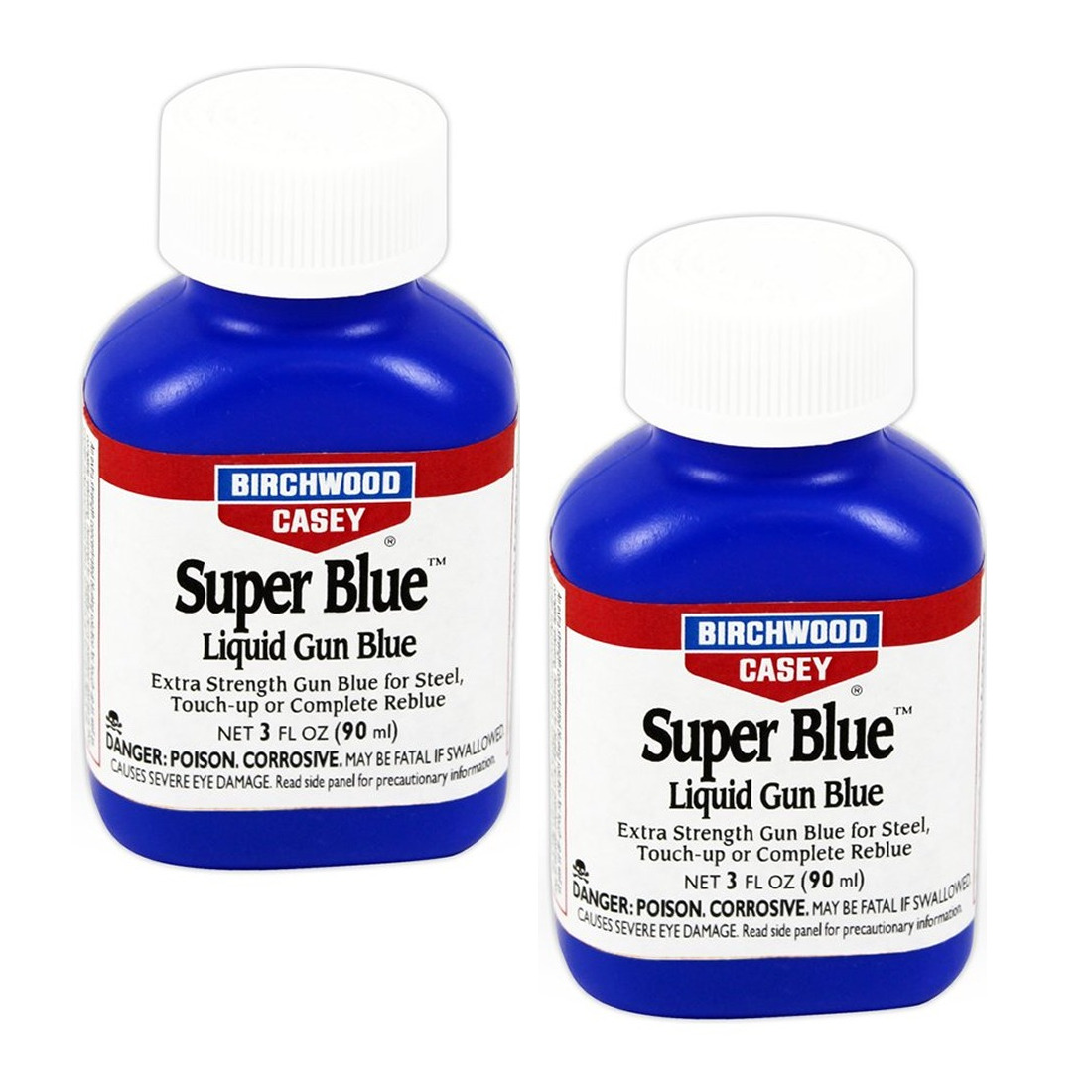 Birchwood Casey Super Blue 3oz - double strength metal finishing - twin pack - official Birchwood Casey stockist