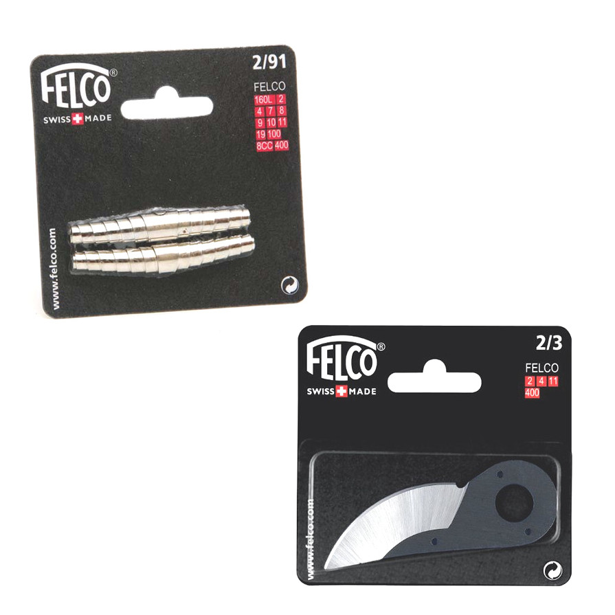 Felco model 2 secateurs volute SPRING and BLADE set - model 2,4,11 - new sealed - official Felco stockist