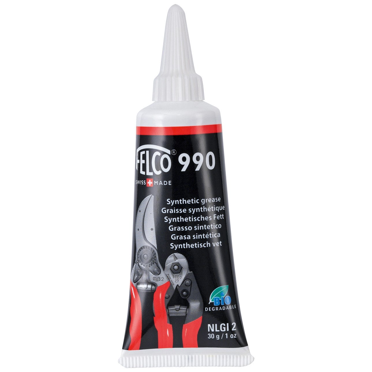 Felco secateurs synthetic grease - 30g / 1oz tube - biodegradable VOC free - official Felco stockist