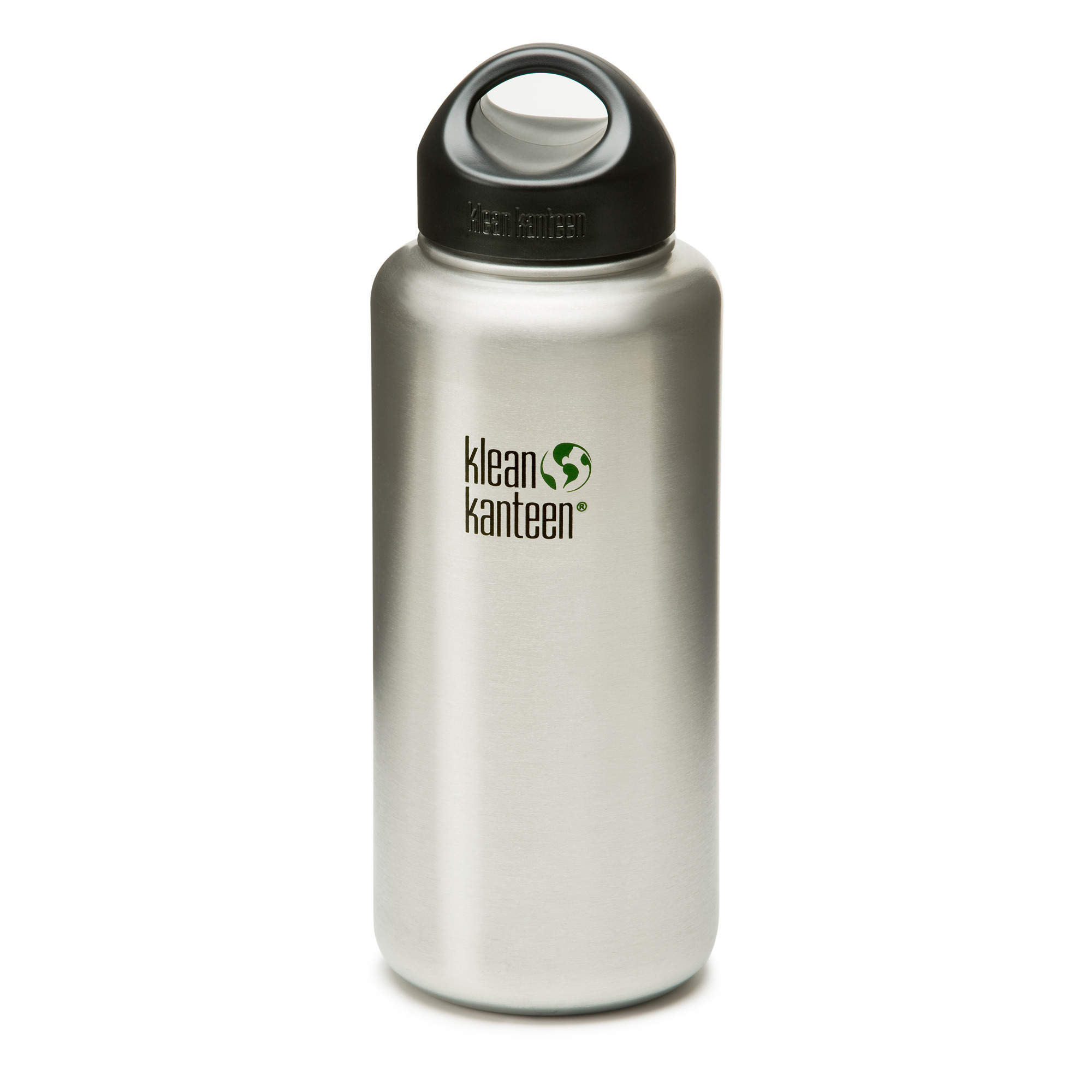 Klean Kanteen Wide Stainless Steel water bottle with loop cap eBay