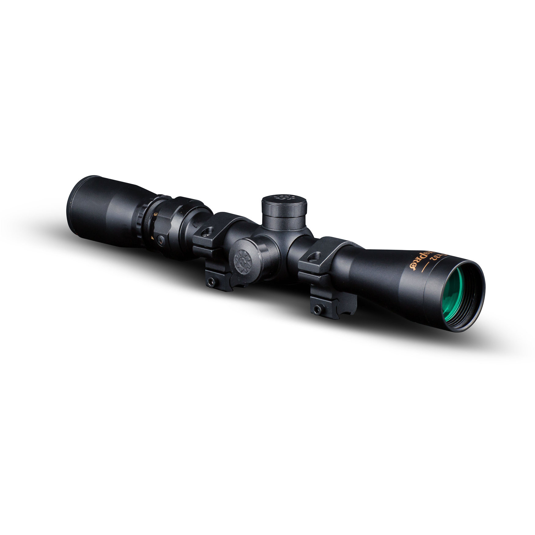 Konus Pro 27x32 riflescope with mounts shooting gun scope fast